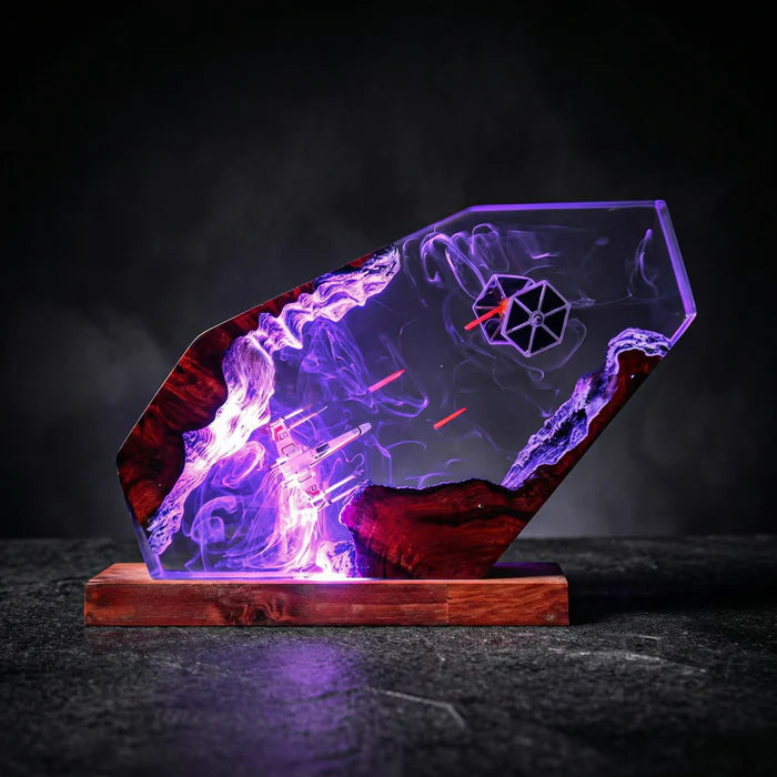 Galaxy Fight Resin Lamp