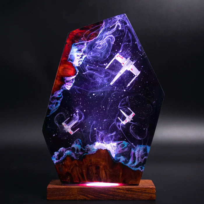 Nebula Space Resin Lamp