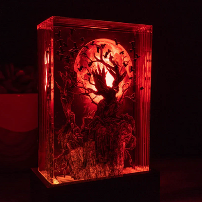 Goth Resin Lamps