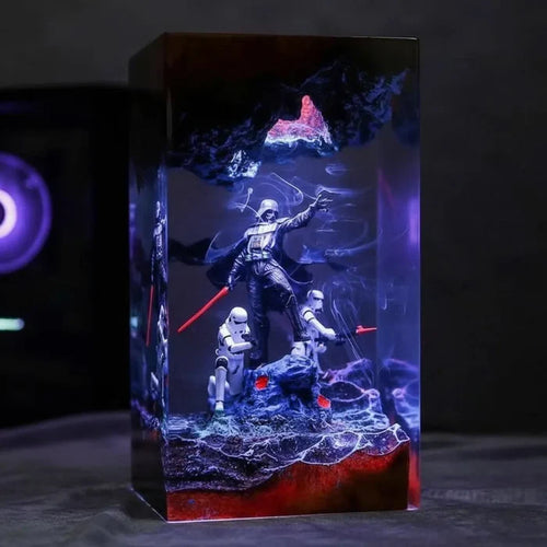 Dark Attack Resin Lamp