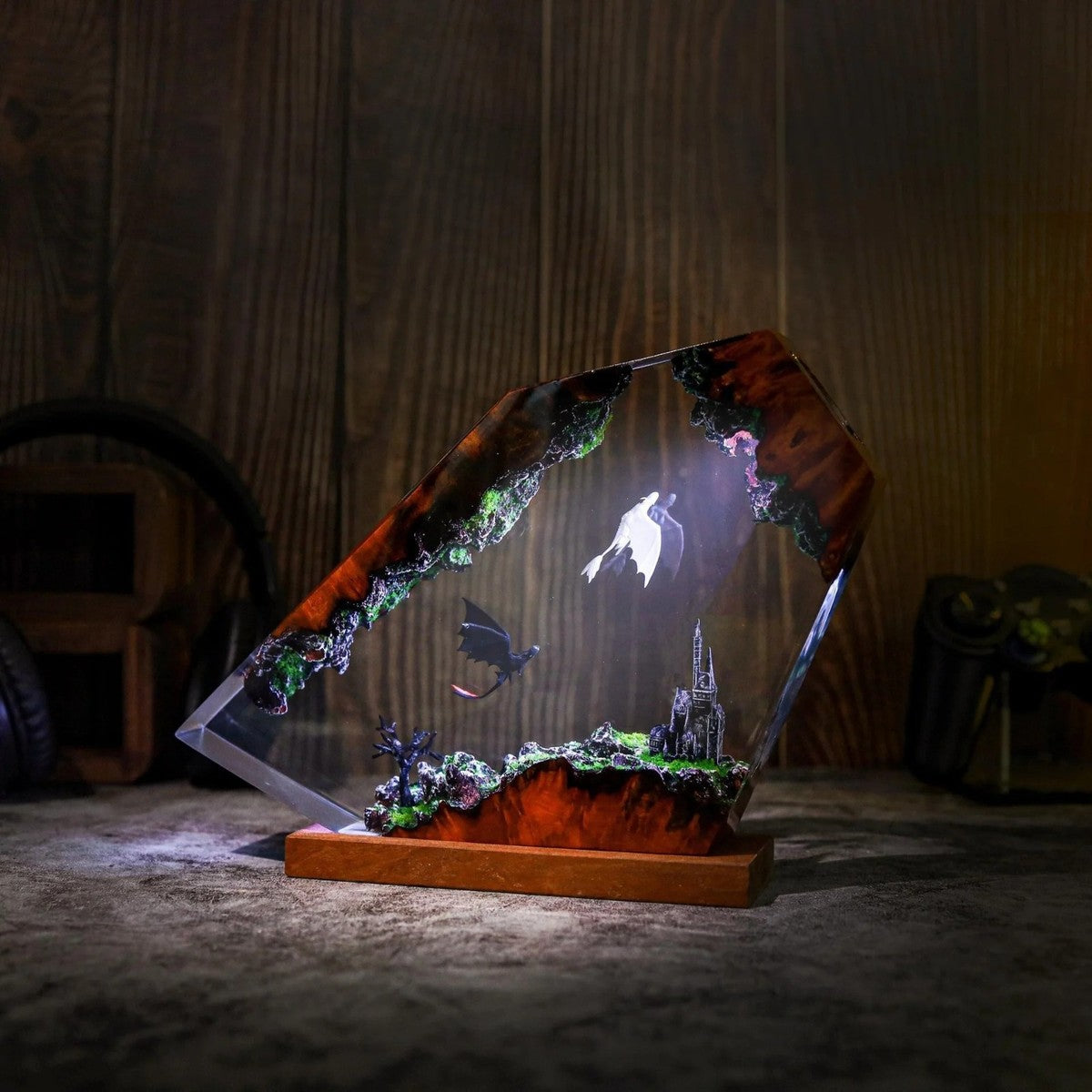 Dragon Organism Resin Lamp